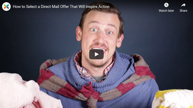 How to select a direct mail offer that will inspire action